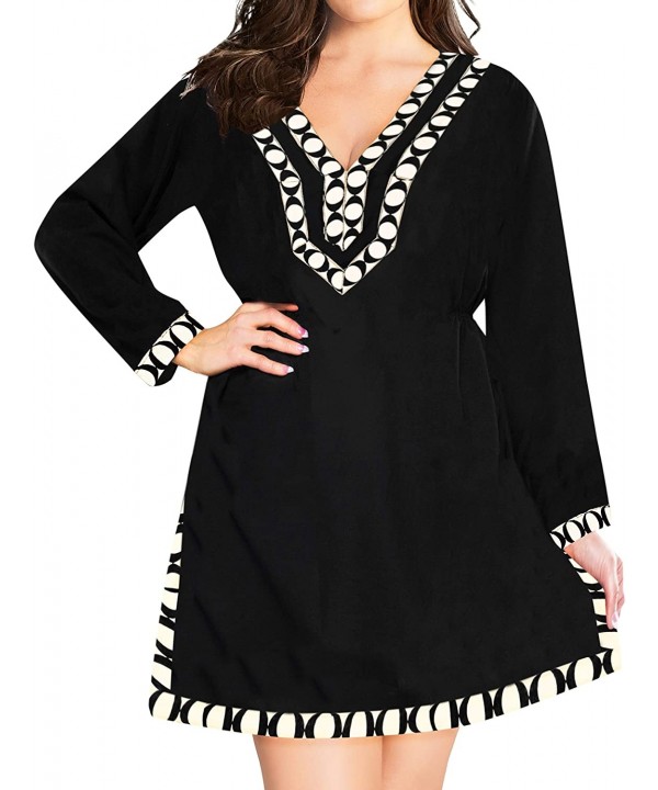 Bikini Swimwear Swimsuit Beach Cardigan Cover-ups Women Dresses Solid - Halloween Black_b744 - C51886X4DW6 $15.54-Cover-Ups