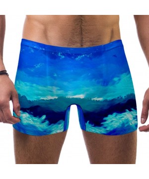 Mens Blue Sky Artwork Drawing Painting Swimsuits Swim Trunks Shorts Athletic Swimwear Boxer Briefs Boardshorts - C419E4K5IM8 ...