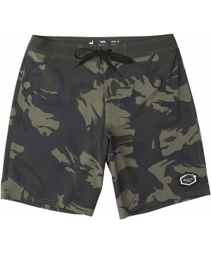 Men's Islands Va 19" Boardshort - Dark Military - CC18C0W45QD $49.33-Board Shorts