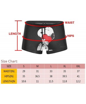 Flying Doraemon Men's Boxer Swim Shorts for Men Teens Boys Sons Swim Pool Beach Gifts - Snoopy Holds Heart - CV1983Z3IMX $26....