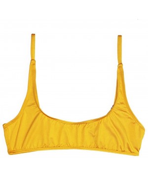 Swimwear Allure Bikini Top - Shimmer Citrine - CT18O9E2QMI $20.57-Tops