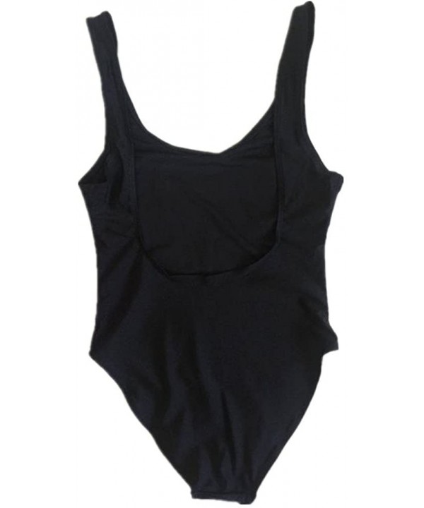 Fuego One Piece Swimsuit/Bodysuit Black Red White S- M- L- XL - Bk-w - CJ18DRL6M6N $23.57-One-Pieces