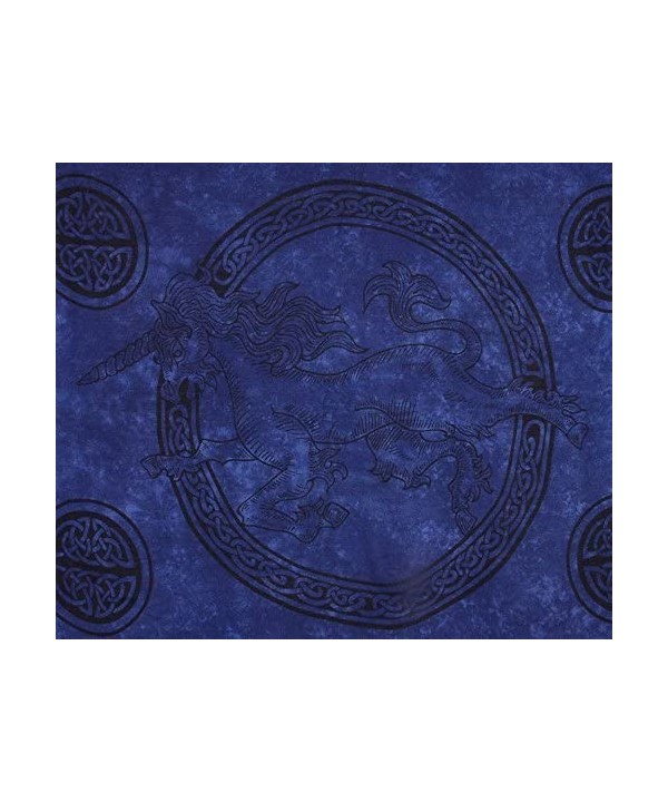 Sarong- Celtic - Unicorn - Assorted Blue Shades- Flaw- Reduced - CT111I9YLTF $15.07-Cover-Ups