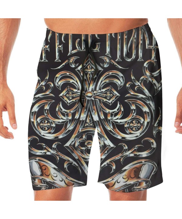 Men's Swim Trunk Shorts Quick Dry Beach Pants Affliction Shorts Swim Trunks Boardshorts for Man - White - C019035ZD2D $21.58-...