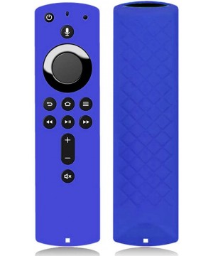 Fire TV Stick 4K TV Stick Remote Silicone Case Non-Slip Protective Cover Skin 5.6inch - Blue - CI18ZLDGDYN $11.40-Tankinis