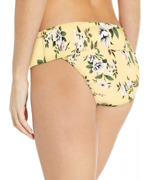 Women's Powerhouse Banded Swimsuit Bikini Bottom - Island in the Sun Yellow - CH18N8OE0EN $31.12-Bottoms