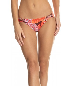 Women's Criss Cross Signature Cut - Red - CJ195O6WTC0 $51.65-Tankinis