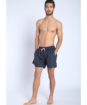 Mens Swim Trunks Quick Dry Beach Short Boardshorts for Men with Mesh Lining - 801 Black - CO18E0KD3YM $16.33-Board Shorts