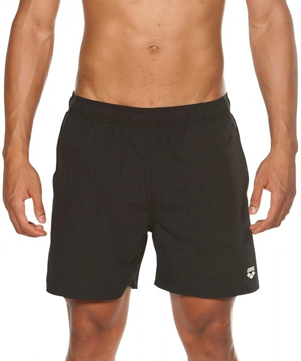 Men's Fundamentals Boxer Short Swim Trunks Swimsuit - Black - CD12H66OFAH $21.25-Briefs