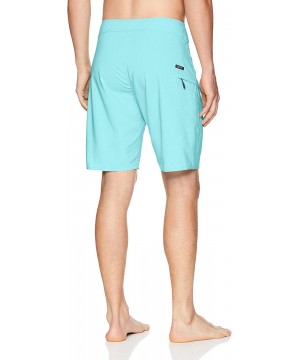 Men's Lido Solid Mod Stretch 20" Boardshort - Bright Turquoise - CW18635TCT3 $25.22-Board Shorts