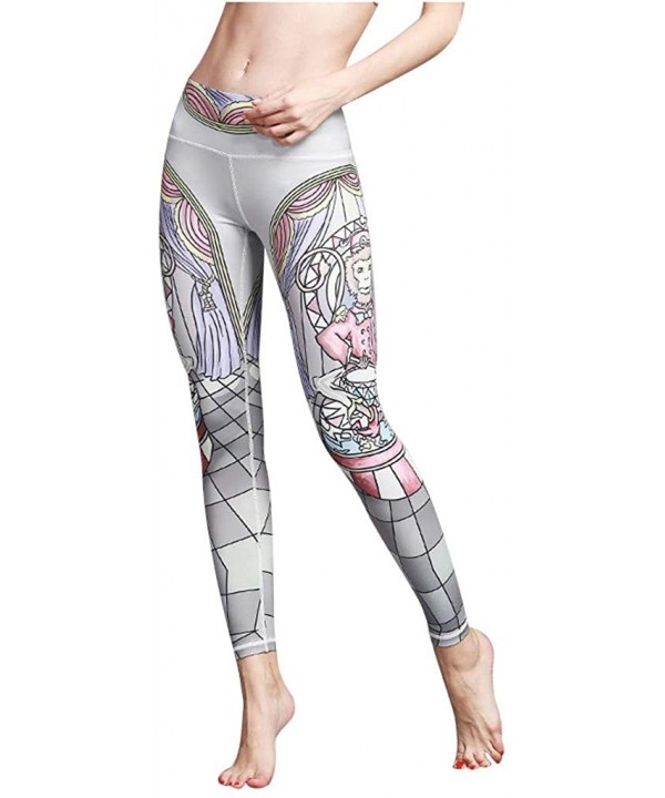 Yoga Pants for Womens- Running Sport Gym Stretch Workout Printed Fitness Control New Legging Trousers - J - CB18NN9H7IZ $20.8...