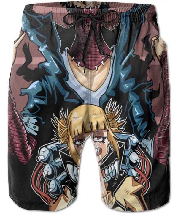 My Hero Academia Men's Swimming Trunks Beach Board Shorts Quick-Drying Quick-Drying Drawstring Sports Shorts - CC1902Y46CA $2...