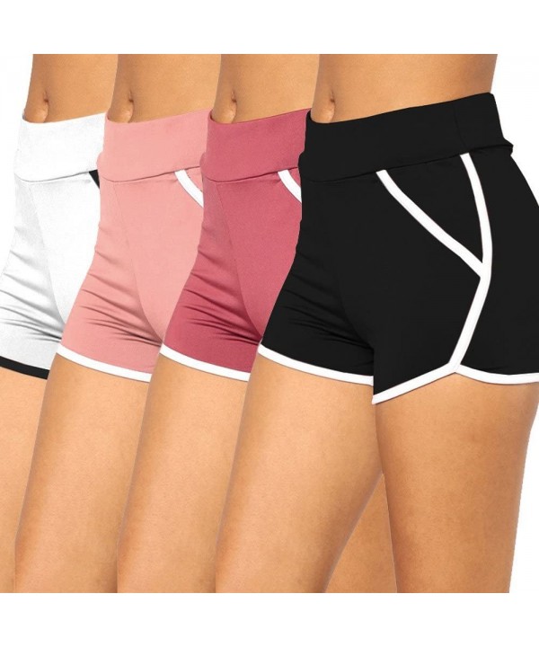 Yoga Pants for Women Short Length-Dolphin Running Workout Quick-Dry Fitness Sports Gym Athletic Non See Through Yoga Shorts -...