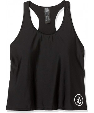 Women's Simply Core Tankini Swimsuit Top Plus Size - Black - CN196XSZLRZ $42.02-Tankinis