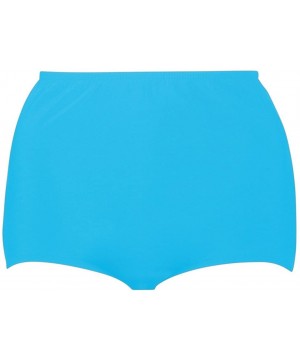 Women's Plus Size Swim Pant with Modest Leg Cut - Caribbean Blue - CU12NH3EOHO $27.05-Bottoms