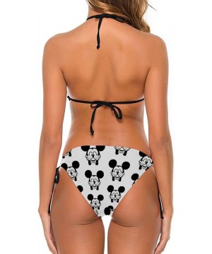 Hello Kitty Patterns Adult Two Piece Swimsuit with Tape for Women Pools Beach and Sandy Beach - Micke3 - CL190R58HZH $33.85-R...