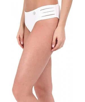 Women's Smoothies Nuevo Contempo Solid Full Coverage Bikini Bottom Swimsuit - White - CC12706JB35 $31.45-Sets