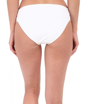 Women's Smoothies Nuevo Contempo Solid Full Coverage Bikini Bottom Swimsuit - White - CC12706JB35 $31.45-Sets