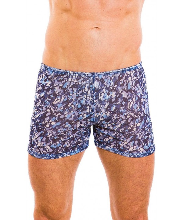 Oceana Tan Through Swim Shorts Swimwear - CS182M92R68 $24.47-Trunks