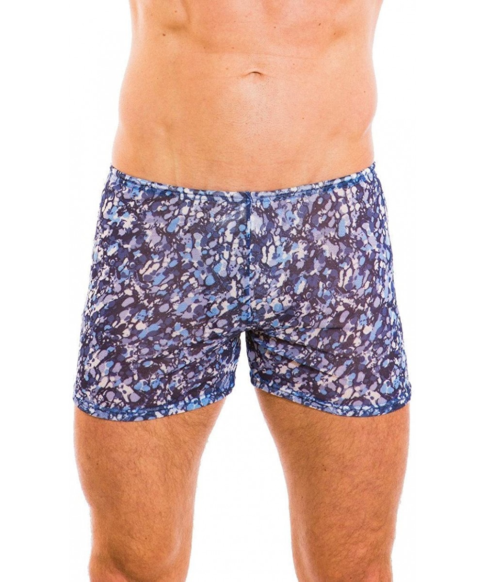 Oceana Tan Through Swim Shorts Swimwear - CS182M92R68 $24.47-Trunks