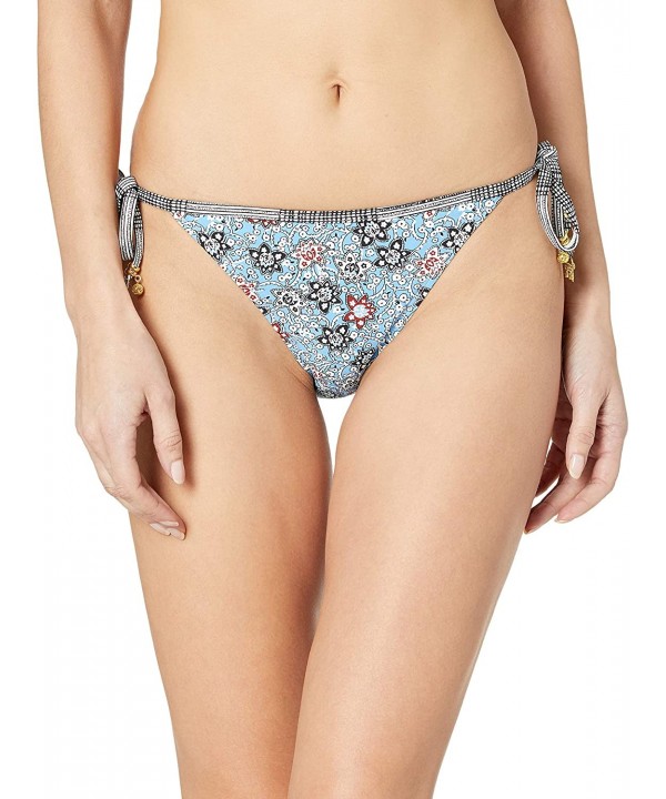 Women's Tie Side Bikini Bottom - Princess Charming Baby Blue - CM18K2R86XL $20.72-Tankinis