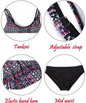 Women 's Two Pieces Gradient Striped Printed Push up Swimsuit - Black - C218QR8QZHO $16.25-Sets