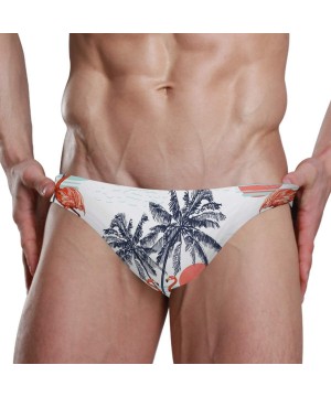 Men Swimsuit Sunflower Butterfly Bikini Briefs Male Sexy Swimwear 2030832 - 2030833 - CK18WQC25HS $23.51-Racing