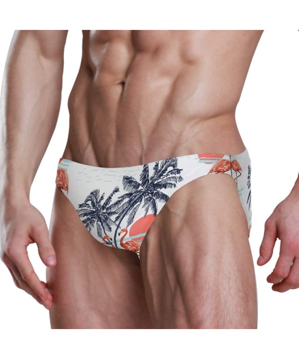 Men Swimsuit Sunflower Butterfly Bikini Briefs Male Sexy Swimwear 2030832 - 2030833 - CK18WQC25HS $23.51-Racing