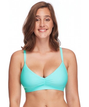 Women's Smoothies Drew Solid D- DD- E- F Cup Bikini Top Swimsuit - Smoothies Sea Mist - CM18HW6ETWG $36.73-Tops