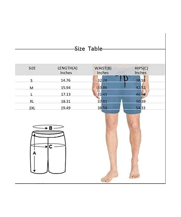 Custom Girlfriend Face Men's Swim Shorts Personalized Casual Trunks - Image8 - C01998W57NH $29.15-Trunks