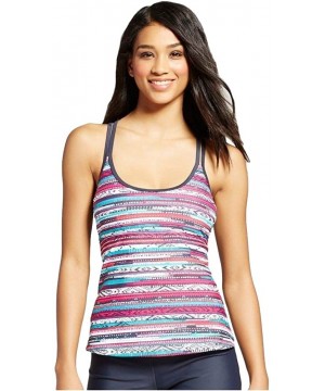 Women's Racerback Tankini Top - Multicolored - C418KI7OYAN $14.58-Tankinis