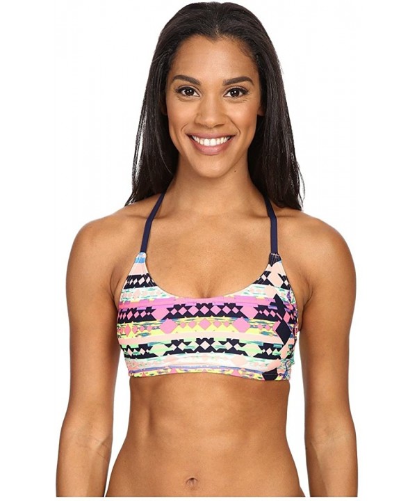 Women's Boca Chica Reef Knot Bikini Top - Coral - CN1110BMQ0R $20.64-Racing