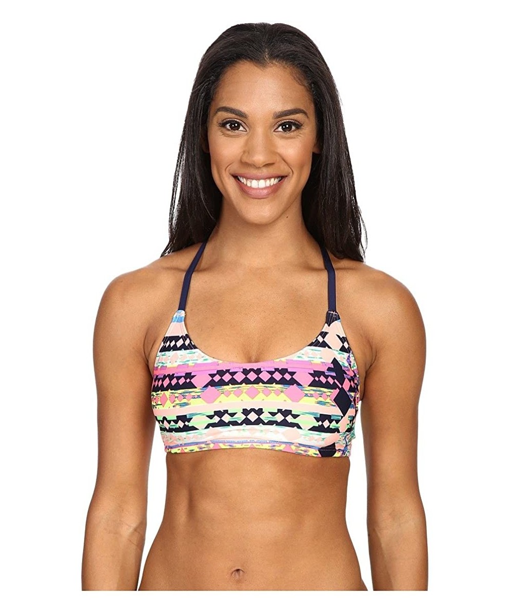 Women's Boca Chica Reef Knot Bikini Top - Coral - CN1110BMQ0R $20.64-Racing