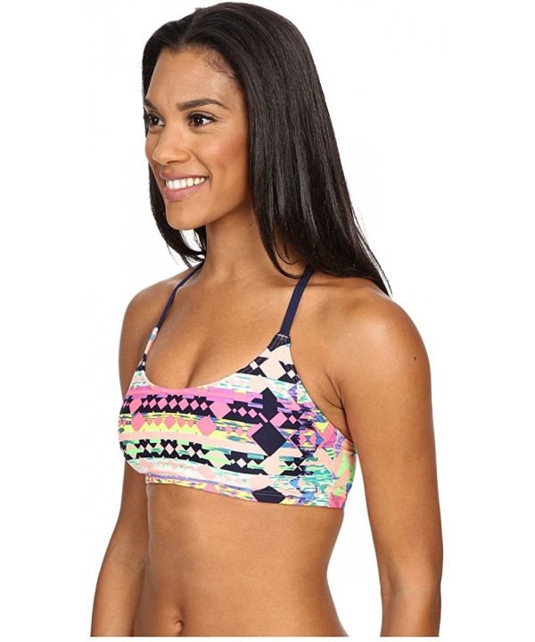 Women's Boca Chica Reef Knot Bikini Top - Coral - CN1110BMQ0R $20.64-Racing