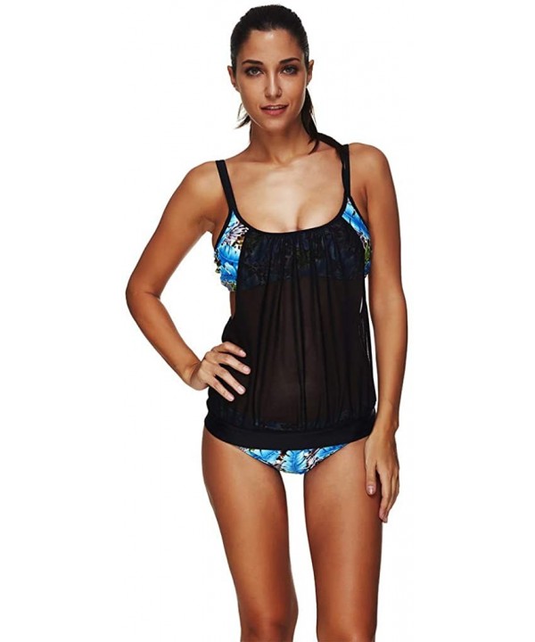 Women's New Bikini Set Striped Splicing Strap Bathing Sling Swimsuit - Black 08 - CS18RHW35MM $18.51-Sets