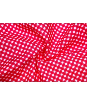 Men's Swim Trunk - Plaid Red - C2184KG8Y7H $16.43-Trunks