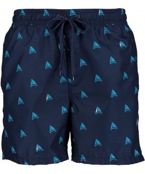 Men's Riviera Swim Trunks - Regatta Navy - C818CCEIK0Z $15.64-Trunks