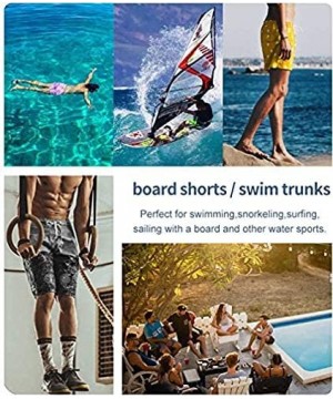 Men's 3D Printed Swim Trunks Mesh Lining Beach Board Shorts Quick Dry Bathing Suits with Pockets M-XXL - Demon Slayer - CC190...