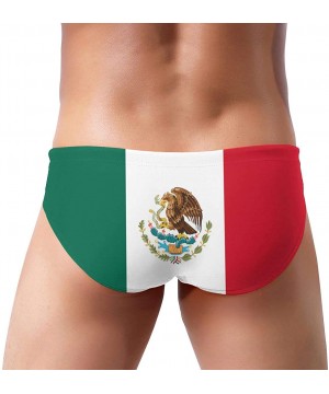 Men's Swimwear Briefs Swim Trunk Sexy Soft Triangle Thong Bikini Swimsuit Flag of Maryland - Flag of Mexico 14 - CP19C6ACY3E ...