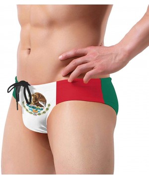 Men's Swimwear Briefs Swim Trunk Sexy Soft Triangle Thong Bikini Swimsuit Flag of Maryland - Flag of Mexico 14 - CP19C6ACY3E ...