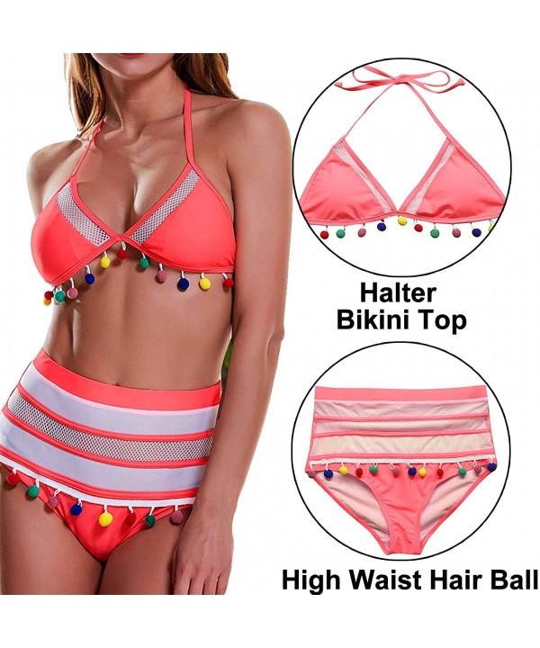 Women Color Block Tankini Tummy Control Swimwear Plus Size Swimdress Swimsuit with Boyshorts Two Piece Bathing Suits - Pink2 ...