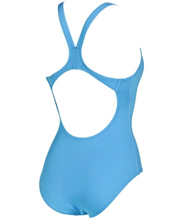 Womens Madison Swim Pro Back MaxLife One Piece Swimsuit - Turquoise - CD18OC9D8LI $27.50-Racing