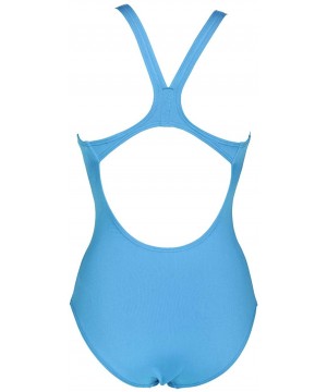 Womens Madison Swim Pro Back MaxLife One Piece Swimsuit - Turquoise - CD18OC9D8LI $27.50-Racing