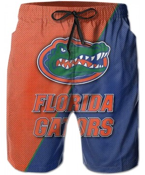 Men's Quick Dry Swim Shorts with Mesh Lining Swimwear Bathing Suits Leisure Shorts - Florida Gators-23 - CV19CDKRIWU $35.50-B...