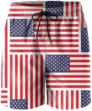 USA Grunge American Flag Men's Swim Trunks Bathing Suits with Pockets-Best Gifts for Men - Flag United States - CC1903K7TMI $...