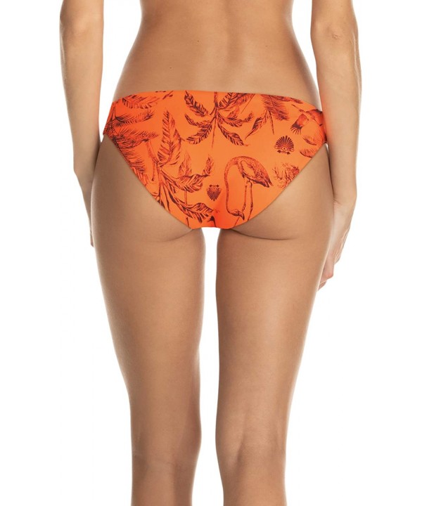 Women's Tab Side Hipster Cut - Orange - CZ195O6XZMC $28.97-Bottoms