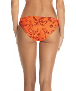 Women's Tab Side Hipster Cut - Orange - CZ195O6XZMC $28.97-Bottoms