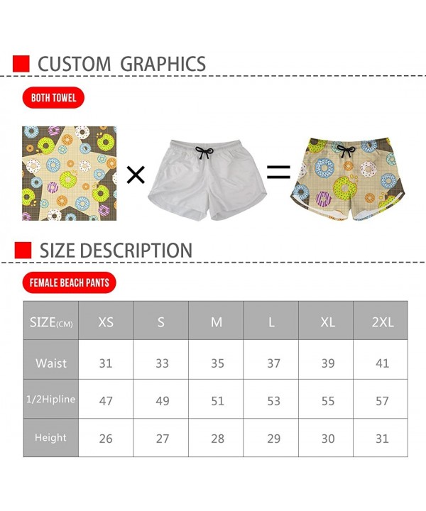 Ladies Swim Trunks Bathing Suit Shorts Quick Dry Drawstring Beach Shorts with Pocket Pineapple Breechcloth Daily Wear - Pinea...