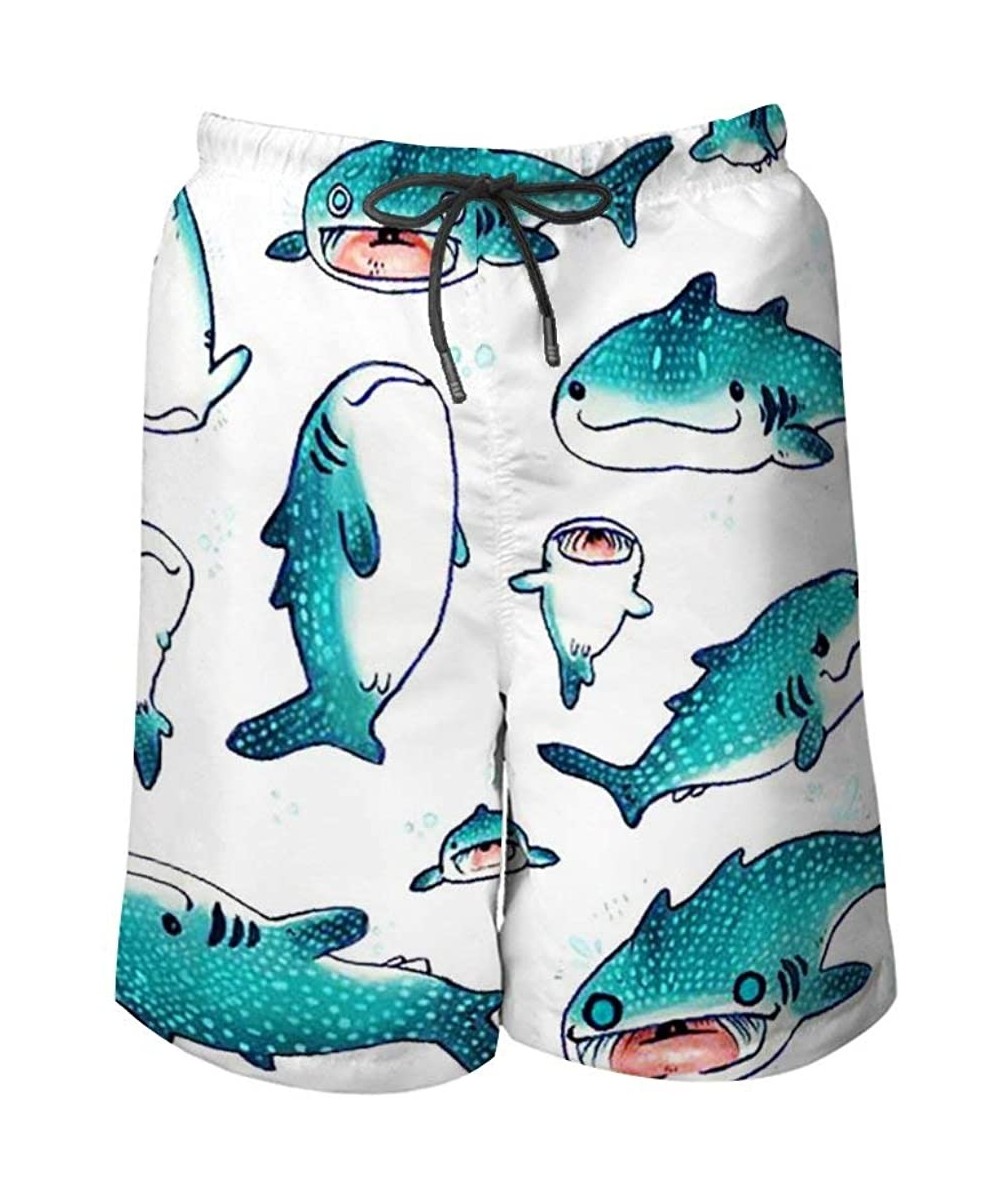 Men Casual Swim Trunks Drawstring Elastic Waist Summer Beach Board Shorts - Whale Total Solar Eclipse - CH199QERH20 $41.80-Bo...