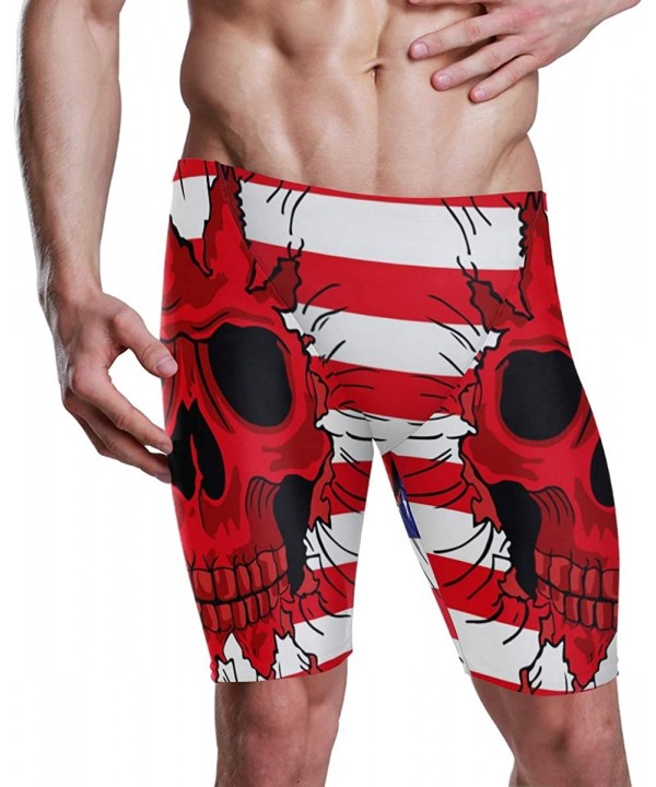 Wolf Animal Men Jammer Swimsuit Athletic Pretty Pattern S 2040001 - 2040010 - CV193ITQ4TT $33.04-Racing